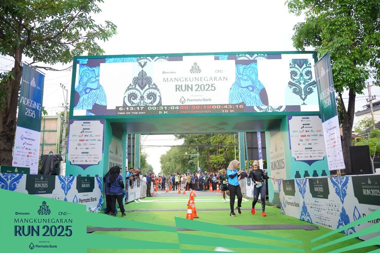 Race photo from Mangkunegaran Run 2025