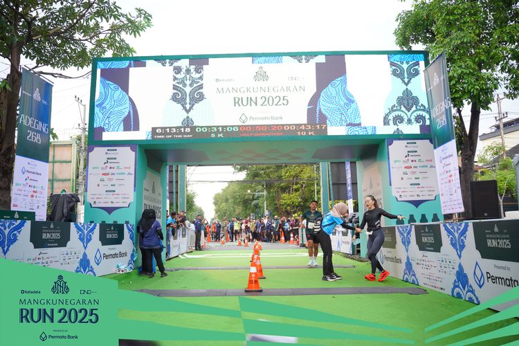 Race photo from Mangkunegaran Run 2025