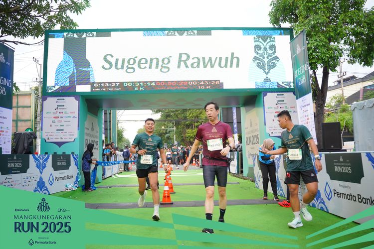 Race photo from Mangkunegaran Run 2025