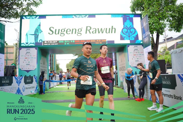 Race photo from Mangkunegaran Run 2025