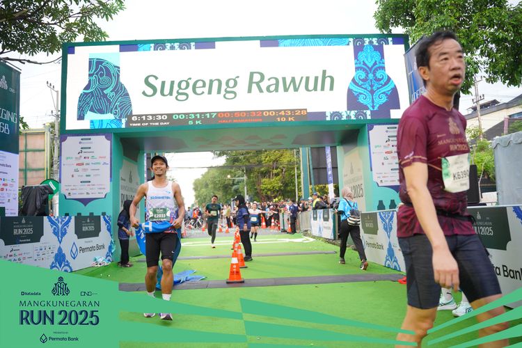 Race photo from Mangkunegaran Run 2025