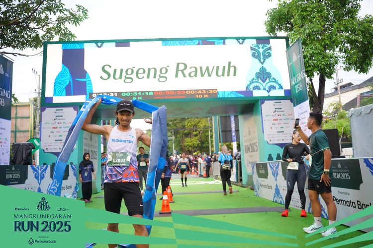 Race photo from Mangkunegaran Run 2025