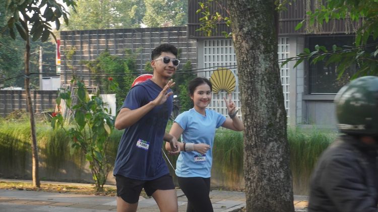 Race photo from Happy One Decade Unpad Runner