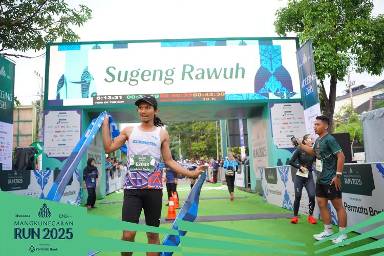 Race photo from Mangkunegaran Run 2025
