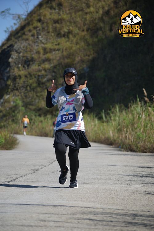 Race photo from Kelud Vertical Challenge 2024