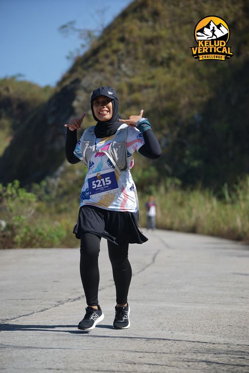 Race photo from Kelud Vertical Challenge 2024
