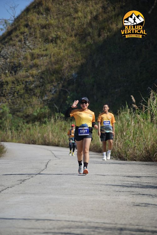 Race photo from Kelud Vertical Challenge 2024