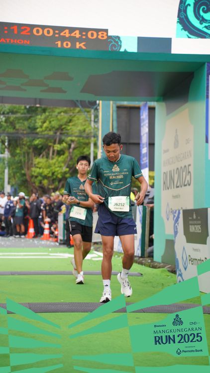 Race photo from Mangkunegaran Run 2025