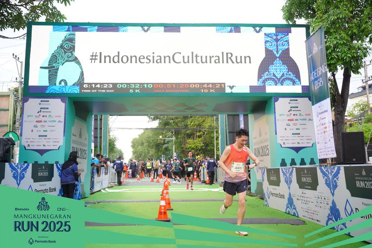 Race photo from Mangkunegaran Run 2025