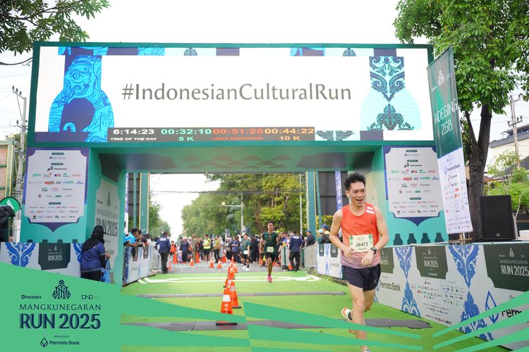 Race photo from Mangkunegaran Run 2025