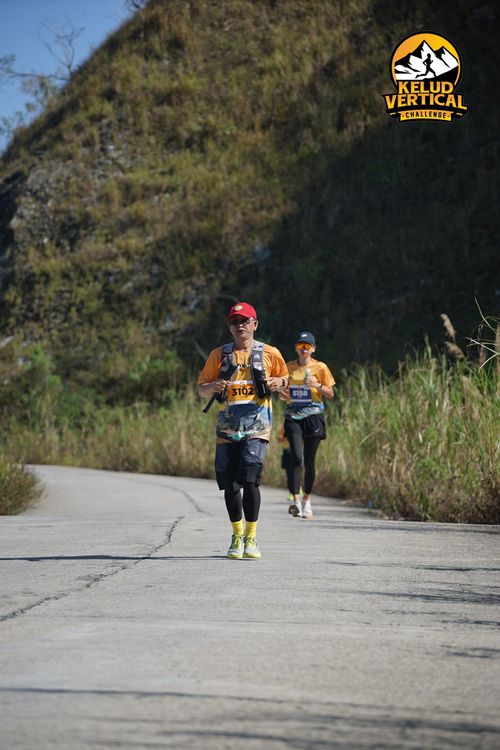 Race photo from Kelud Vertical Challenge 2024