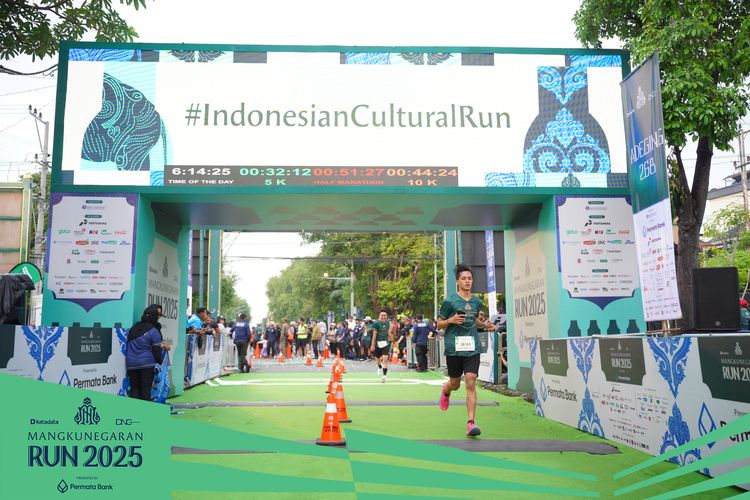 Race photo from Mangkunegaran Run 2025