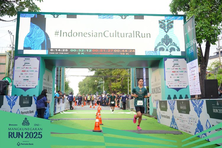 Race photo from Mangkunegaran Run 2025