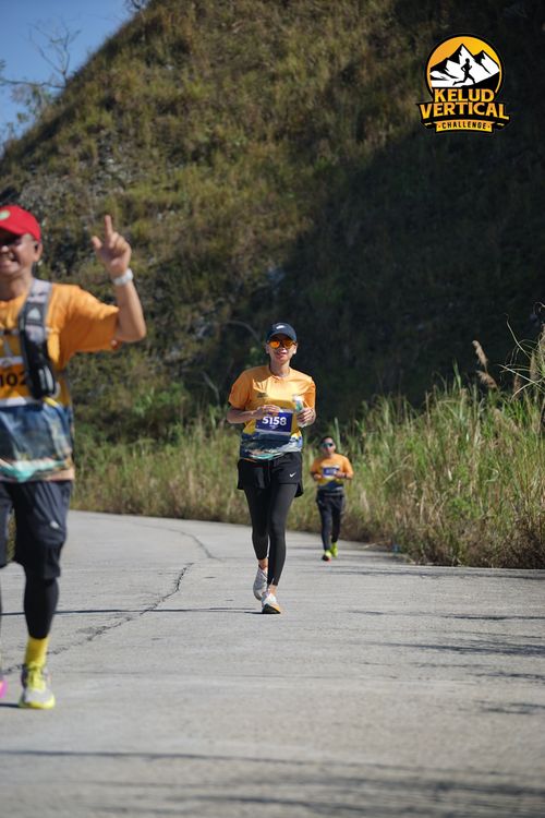 Race photo from Kelud Vertical Challenge 2024