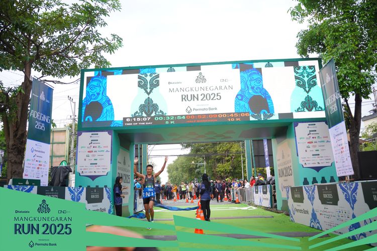 Race photo from Mangkunegaran Run 2025