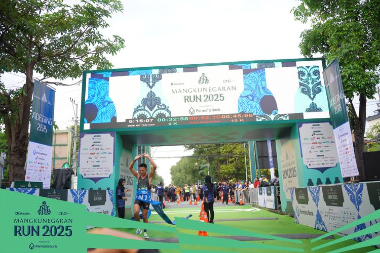 Race photo from Mangkunegaran Run 2025
