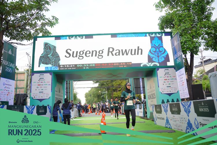 Race photo from Mangkunegaran Run 2025