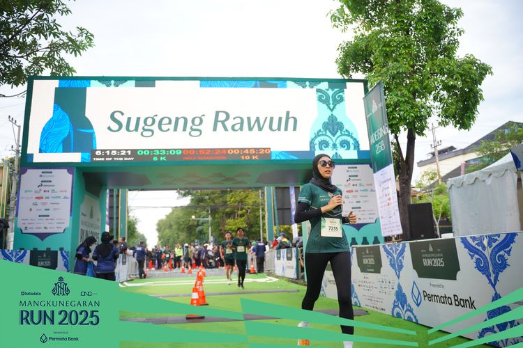 Race photo from Mangkunegaran Run 2025