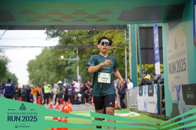 Race photo from Mangkunegaran Run 2025