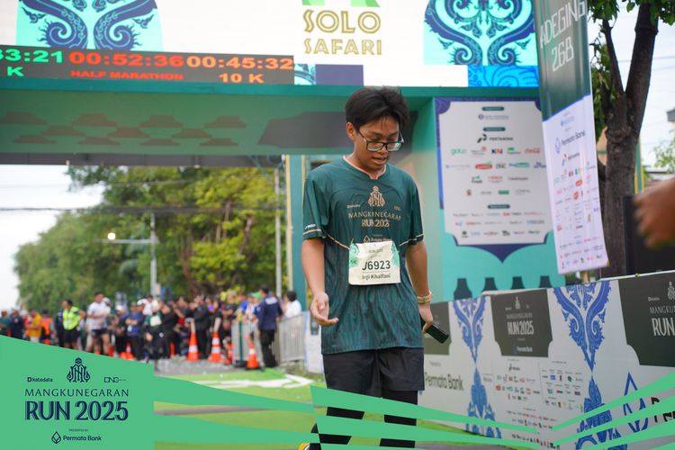 Race photo from Mangkunegaran Run 2025