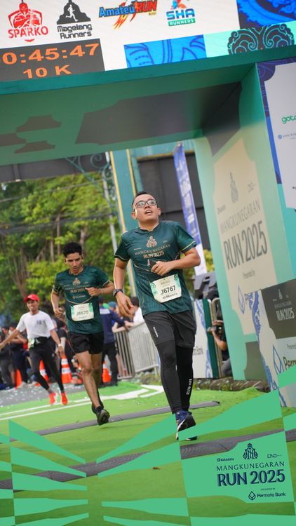 Race photo from Mangkunegaran Run 2025