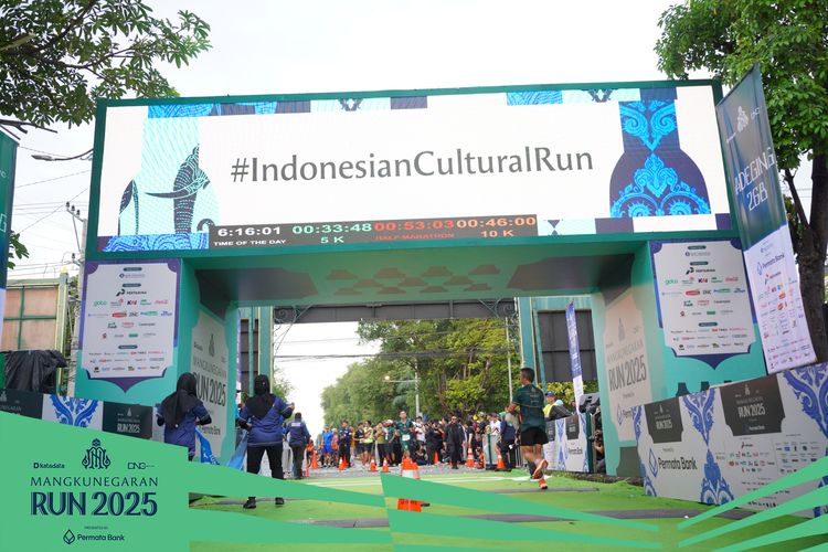 Race photo from Mangkunegaran Run 2025