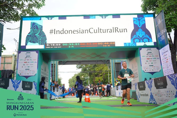 Race photo from Mangkunegaran Run 2025