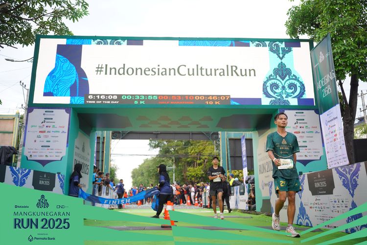 Race photo from Mangkunegaran Run 2025