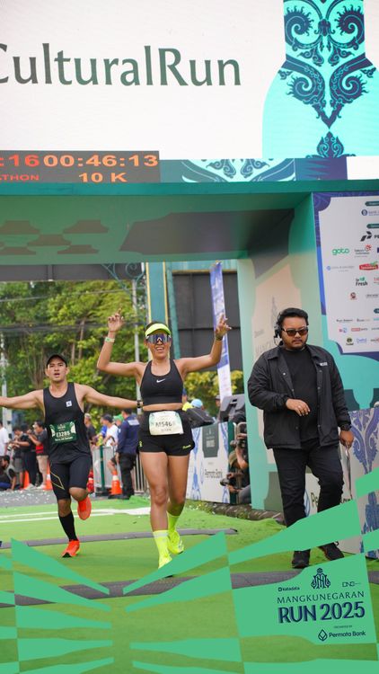 Race photo from Mangkunegaran Run 2025