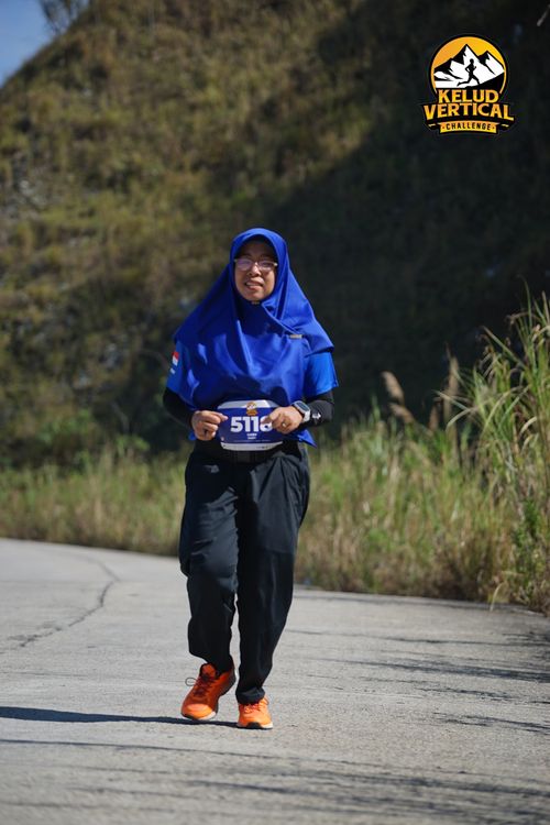 Race photo from Kelud Vertical Challenge 2024