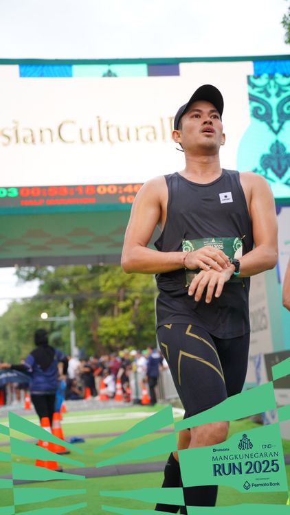 Race photo from Mangkunegaran Run 2025
