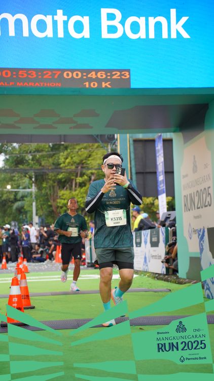 Race photo from Mangkunegaran Run 2025