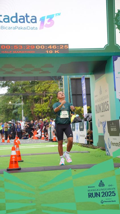 Race photo from Mangkunegaran Run 2025