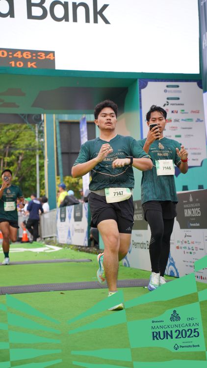 Race photo from Mangkunegaran Run 2025