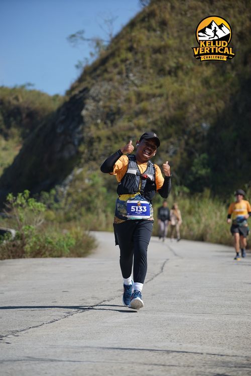 Race photo from Kelud Vertical Challenge 2024
