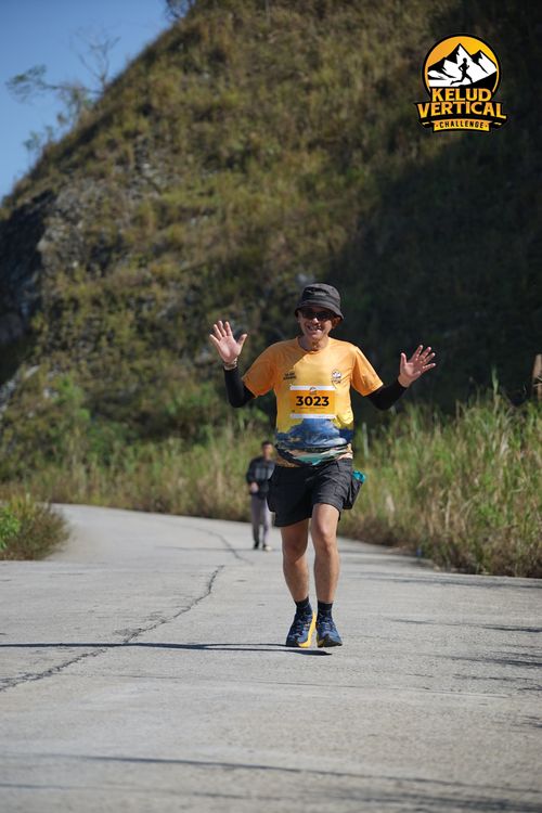 Race photo from Kelud Vertical Challenge 2024