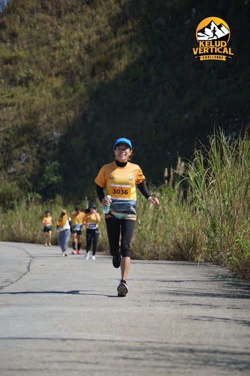 Race photo from Kelud Vertical Challenge 2024