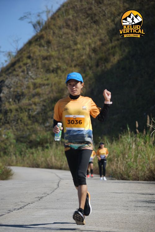 Race photo from Kelud Vertical Challenge 2024