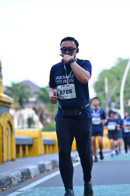 Race photo from KEMLU RUN 2025