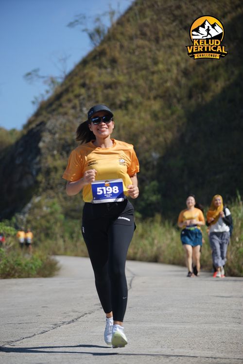 Race photo from Kelud Vertical Challenge 2024