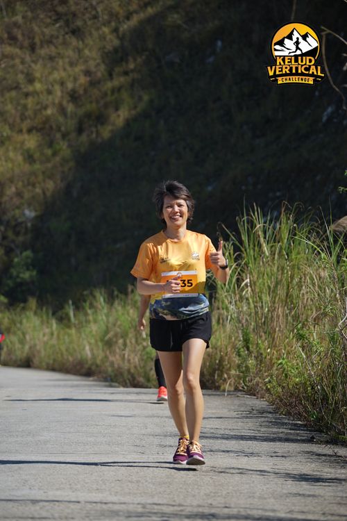 Race photo from Kelud Vertical Challenge 2024