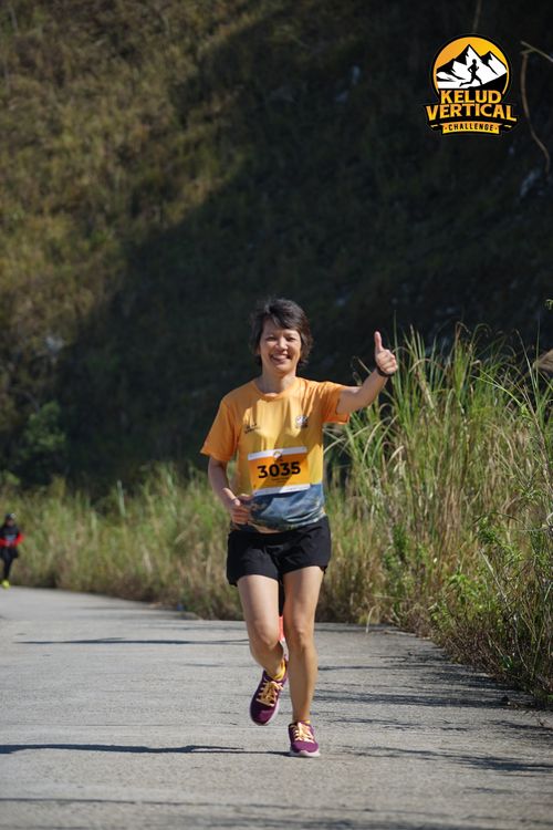 Race photo from Kelud Vertical Challenge 2024