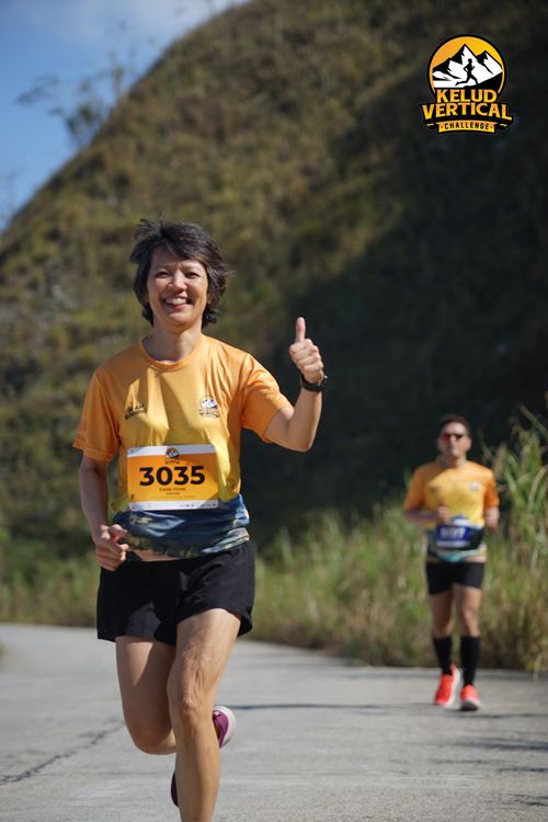Race photo from Kelud Vertical Challenge 2024