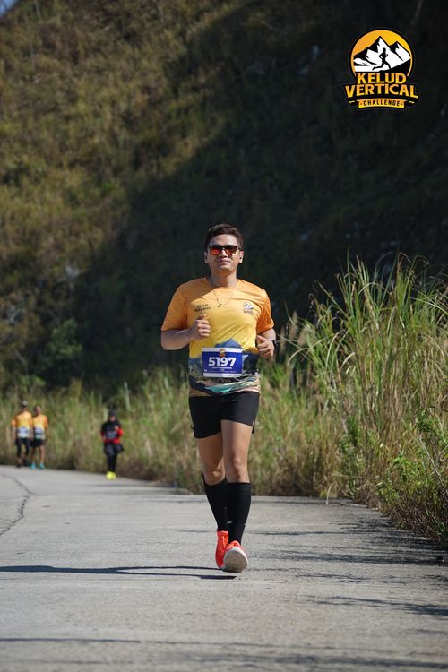 Race photo from Kelud Vertical Challenge 2024
