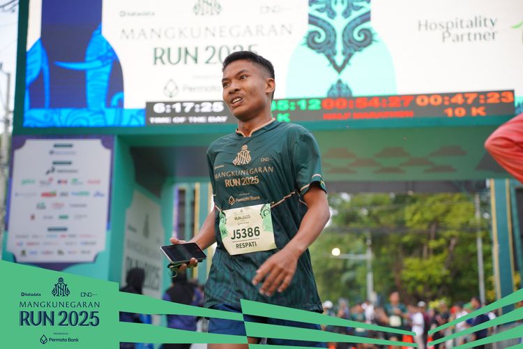 Race photo from Mangkunegaran Run 2025