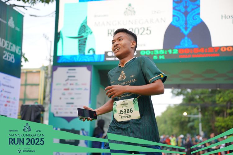 Race photo from Mangkunegaran Run 2025