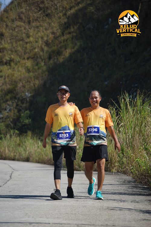 Race photo from Kelud Vertical Challenge 2024