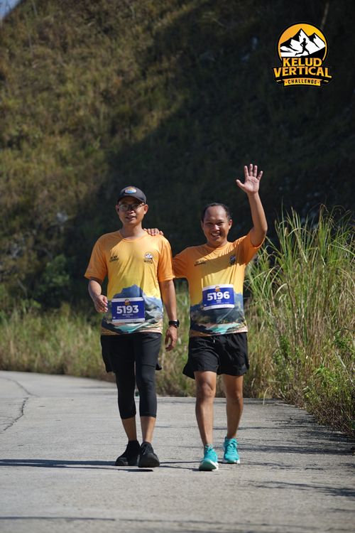 Race photo from Kelud Vertical Challenge 2024