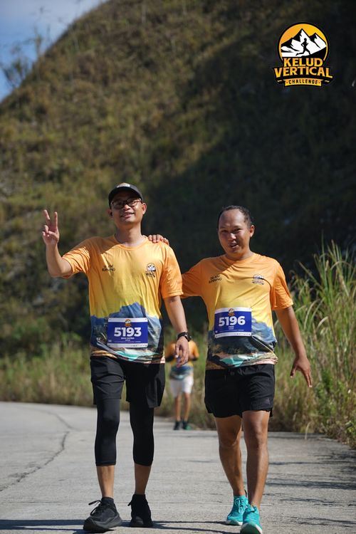 Race photo from Kelud Vertical Challenge 2024