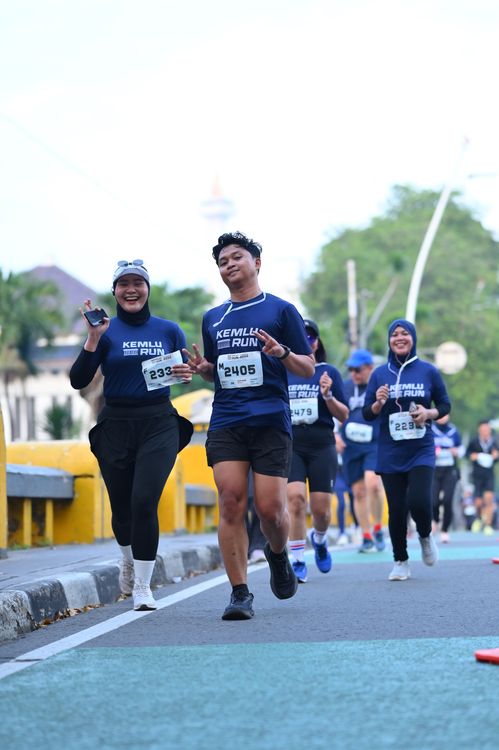 Race photo from KEMLU RUN 2025